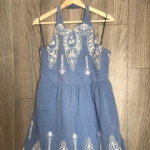 Chelsea & Violet halter dress cornflower blue Size Medium 💙